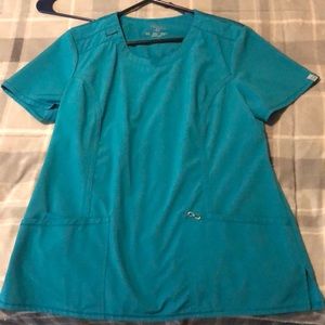 Teal scrub shirt